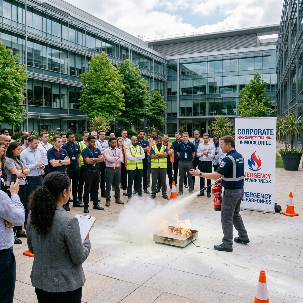 Fire Training and Mock Drill